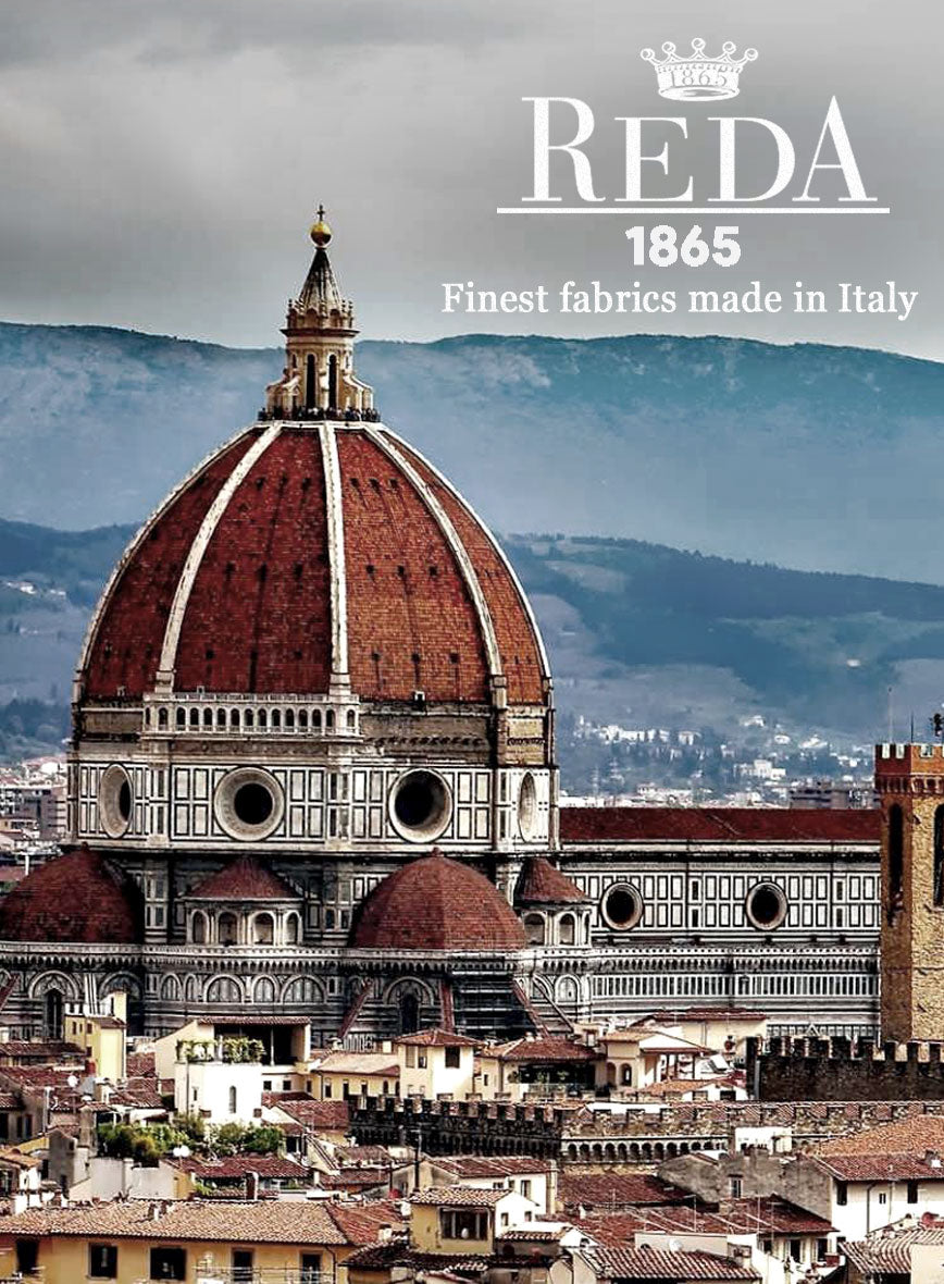 Reda Tibaro Brown Stripe Wool Jacket