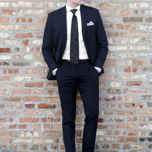 Reda Liora Blue Stripe Wool Suit