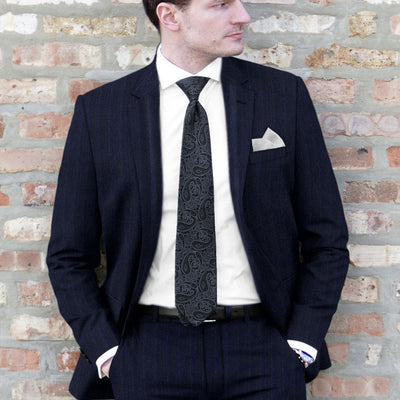 Reda Liora Blue Stripe Wool Suit