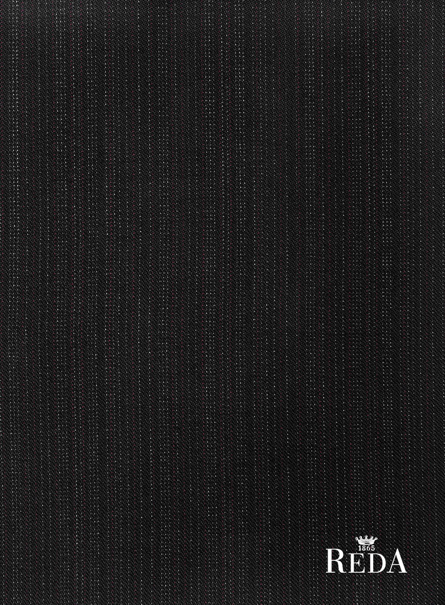 Reda Luman Black Stripe Wool Jacket