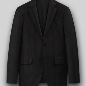Reda Luman Black Stripe Wool Suit
