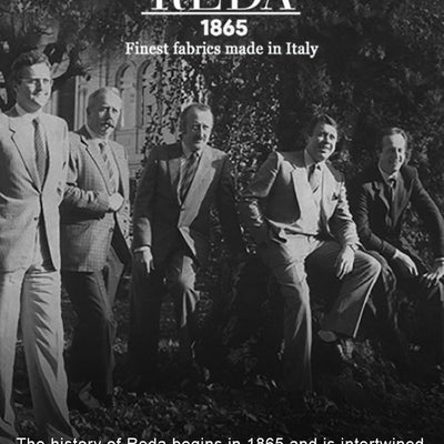 Reda Lindale Gray Checks Wool Suit
