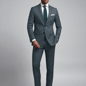 Reda Tibaro Blue Stripe Wool Suit