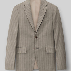 Reda Tibaro Brown Stripe Wool Suit