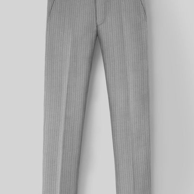 Reda Tibaro Gray Stripe Wool Suit