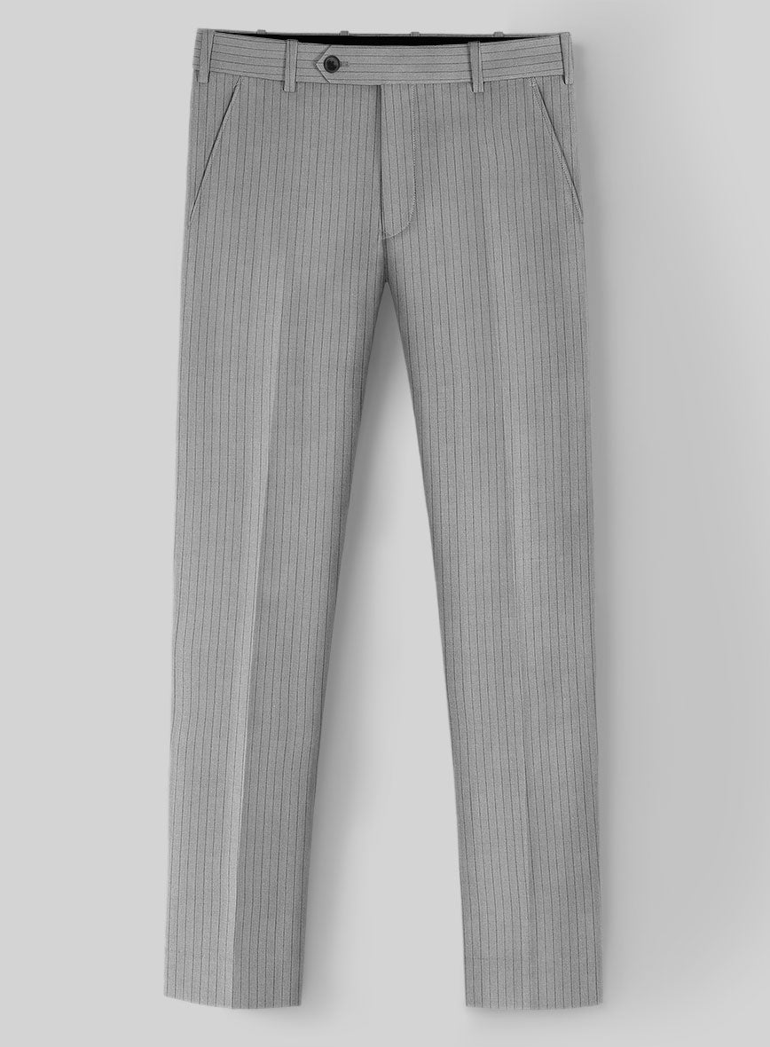 Reda Tibaro Gray Stripe Wool Suit