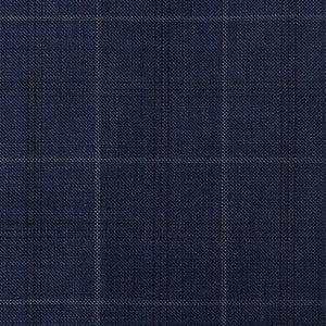 Reda Trivon Blue Checks Wool Jacket