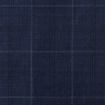 Reda Trivon Blue Checks Wool Pants