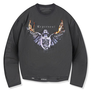 Represent Legacy Tour Reversible L/S Grey T Shirt