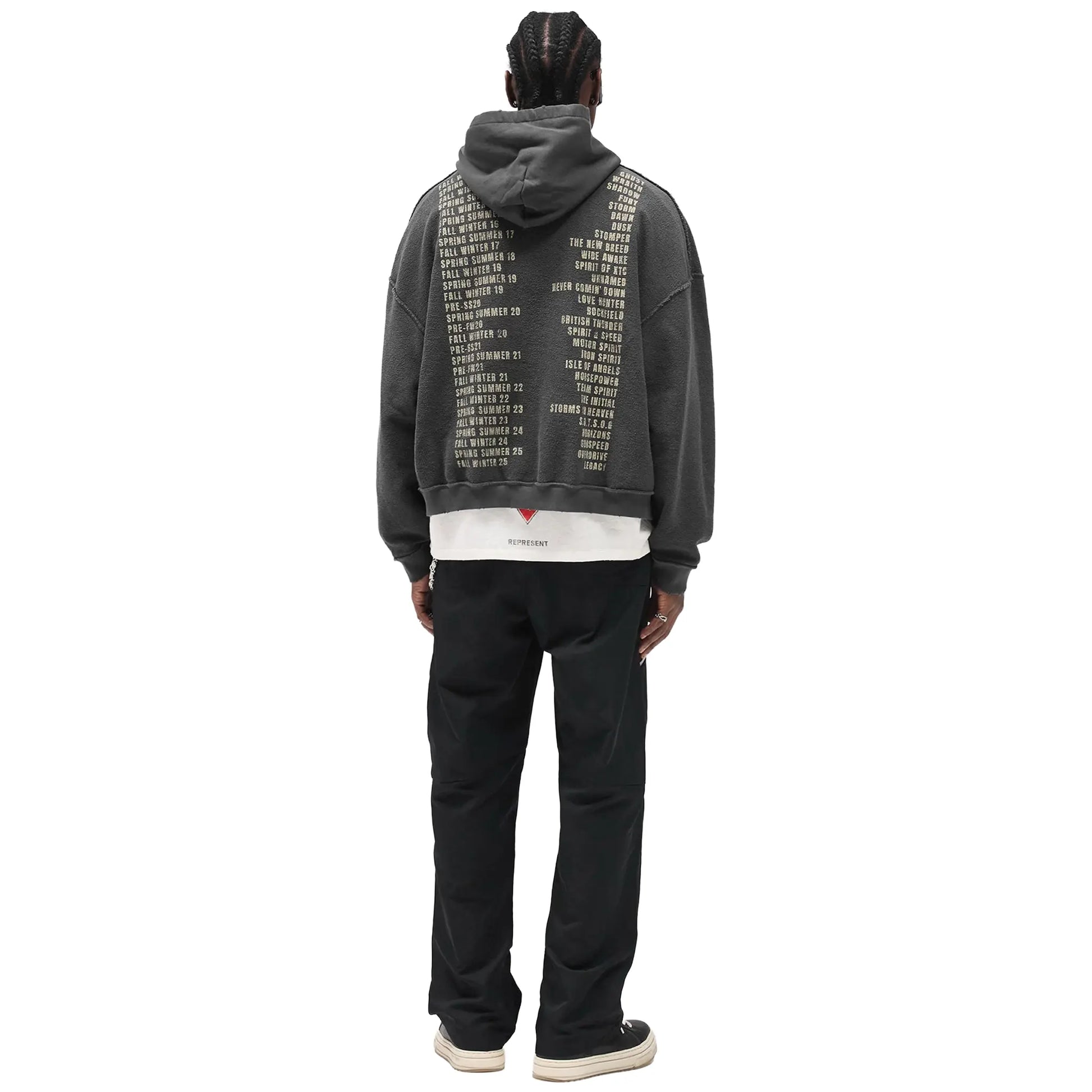 Represent Living Legacy Tour Reversible Grey Hoodie