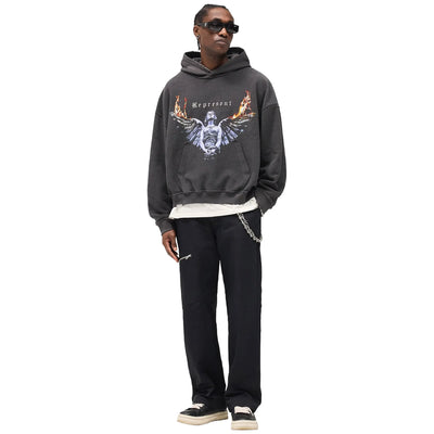 Represent Living Legacy Tour Reversible Grey Hoodie