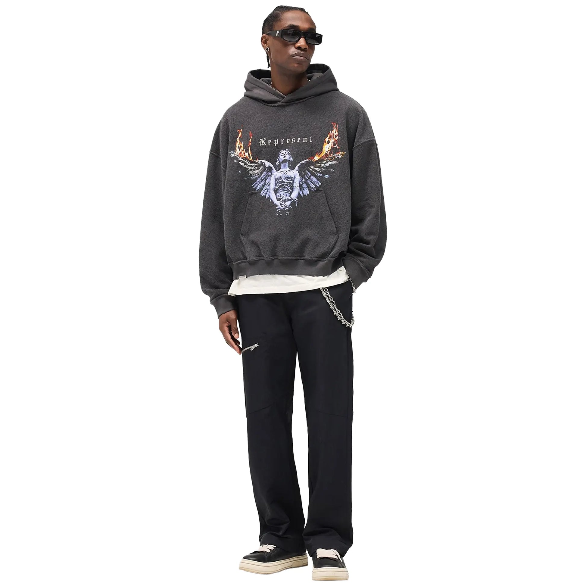 Represent Living Legacy Tour Reversible Grey Hoodie