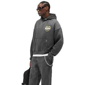 Represent Rep Angel Border Stained Black Hoodie
