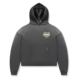 Represent Rep Angel Border Stained Black Hoodie