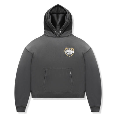 Represent Rep Angel Border Stained Black Hoodie