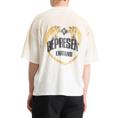 Represent Rep Angel Border White T Shirt