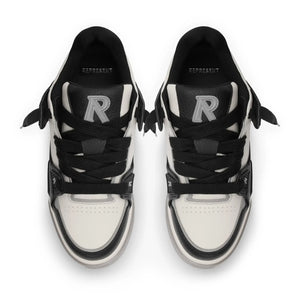 Represent Studio Black Vintage White Sneakers