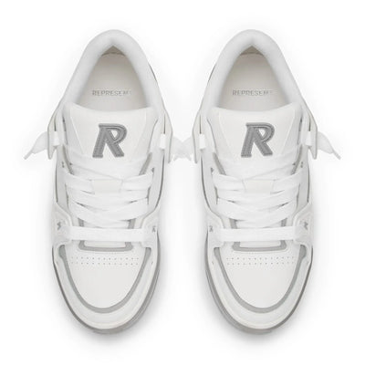 Represent Studio White Grey Sneakers