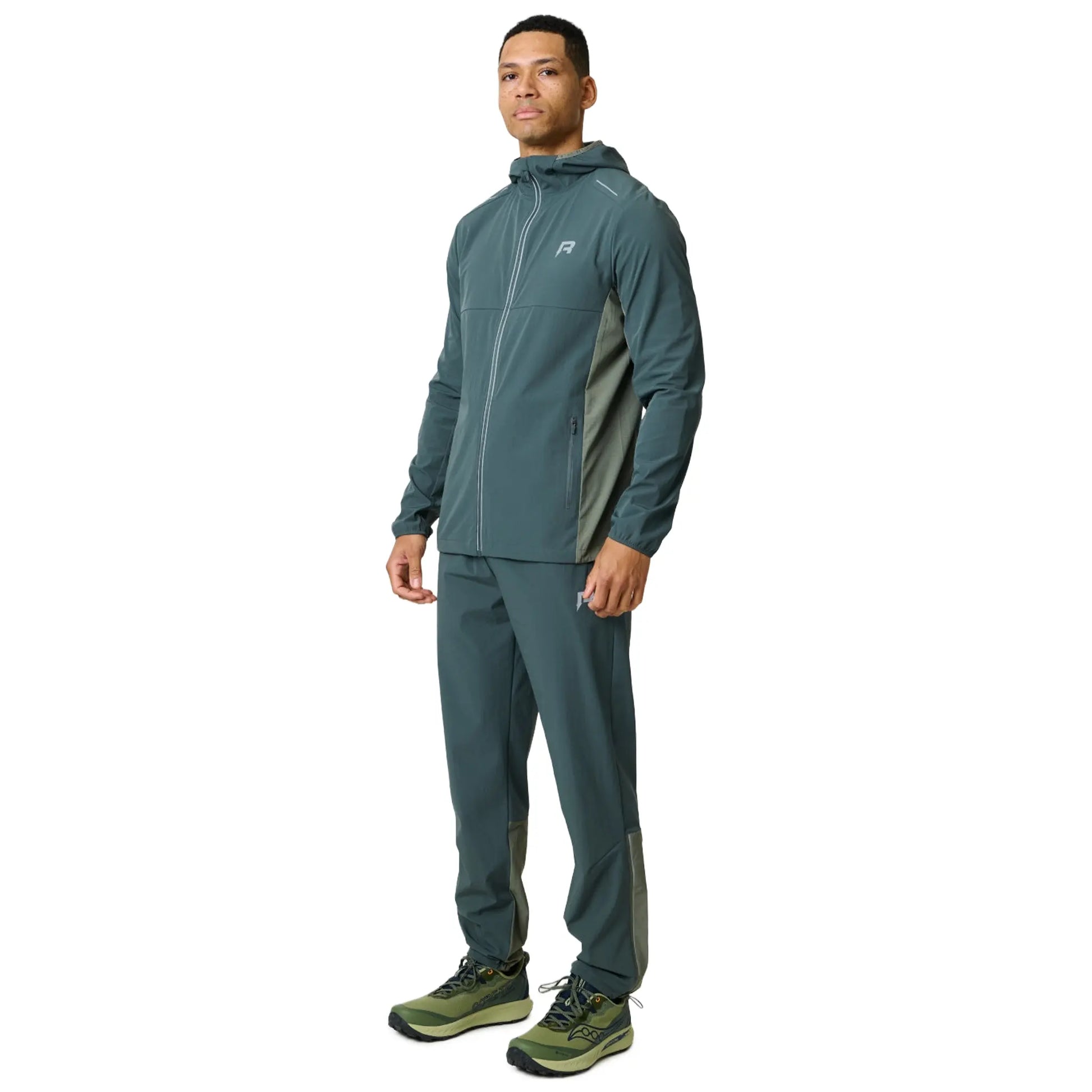 Reprimo Clima Shell Dark Moss Khaki Windbreaker