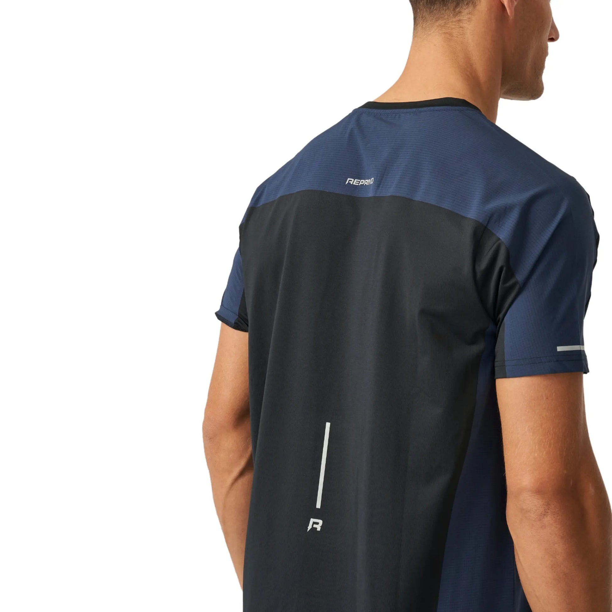 Reprimo Nova Black Navy T Shirt