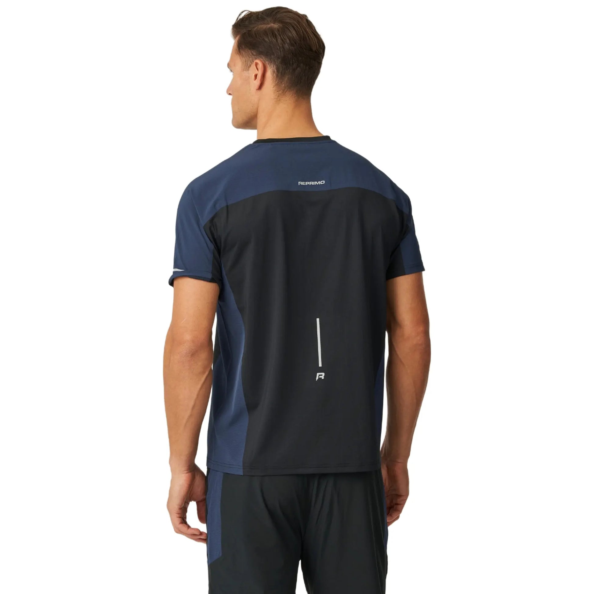 Reprimo Nova Black Navy T Shirt
