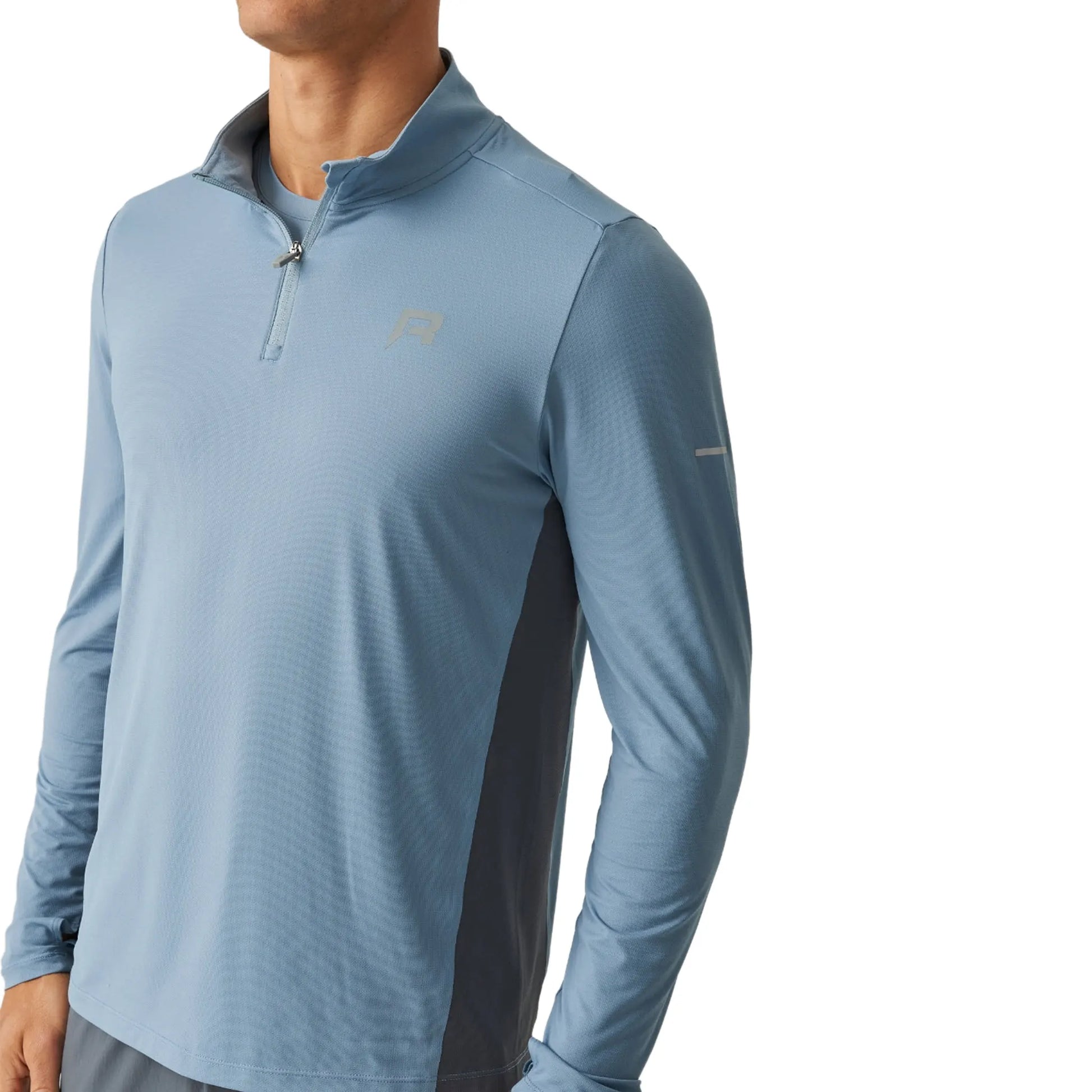 Reprimo Vortex Turbulence Dusky Blue L/S 1/4 Zip