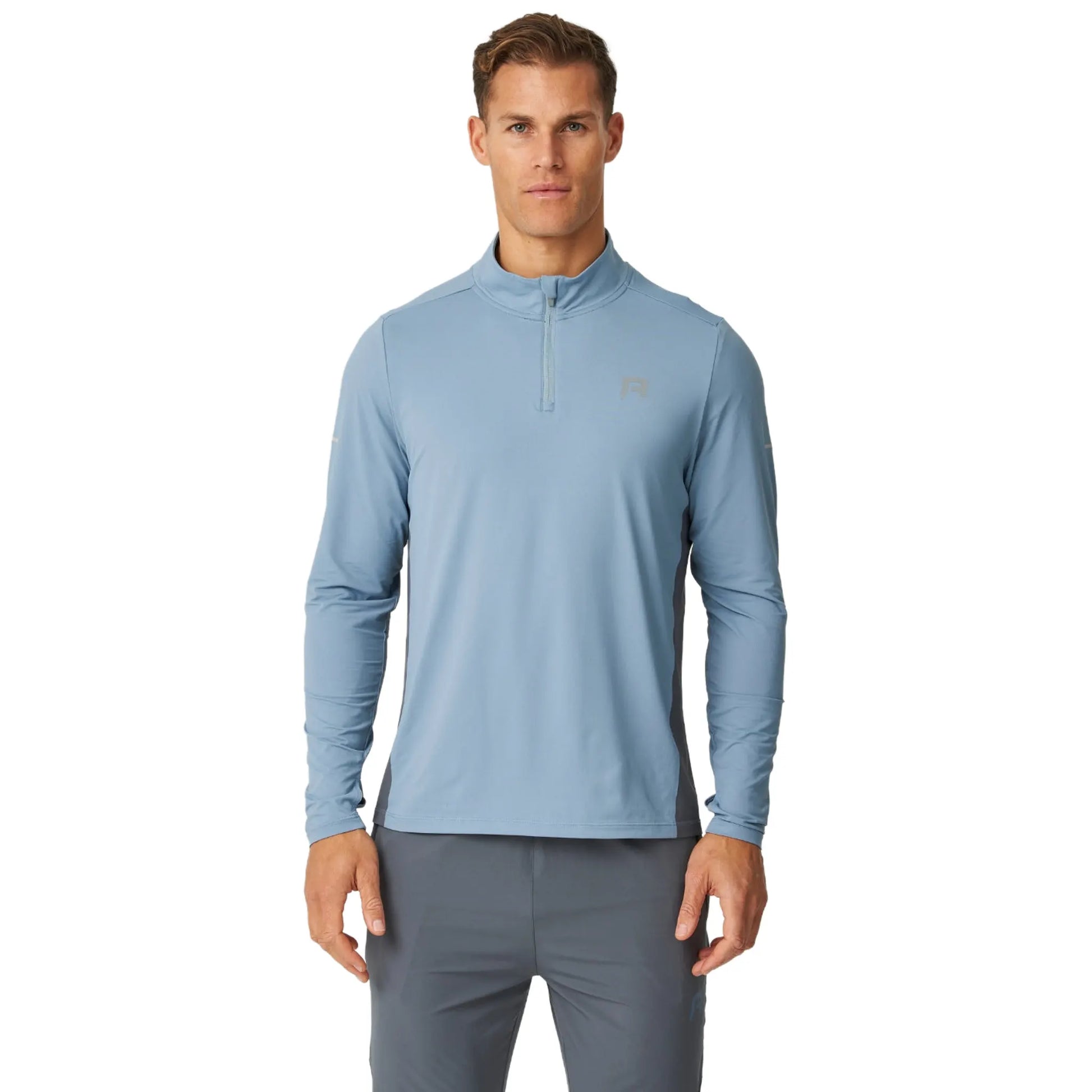 Reprimo Vortex Turbulence Dusky Blue L/S 1/4 Zip