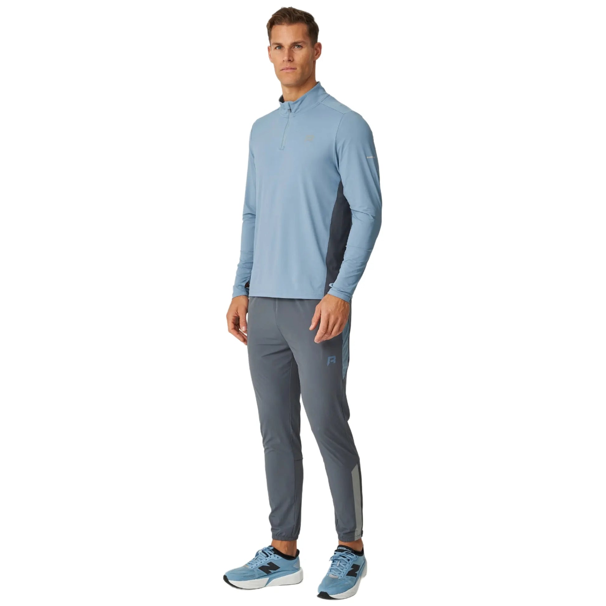 Reprimo Vortex Turbulence Dusky Blue L/S 1/4 Zip