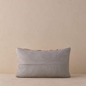 Vintage Lumbar Pillow No. 330, 12" x 20"
