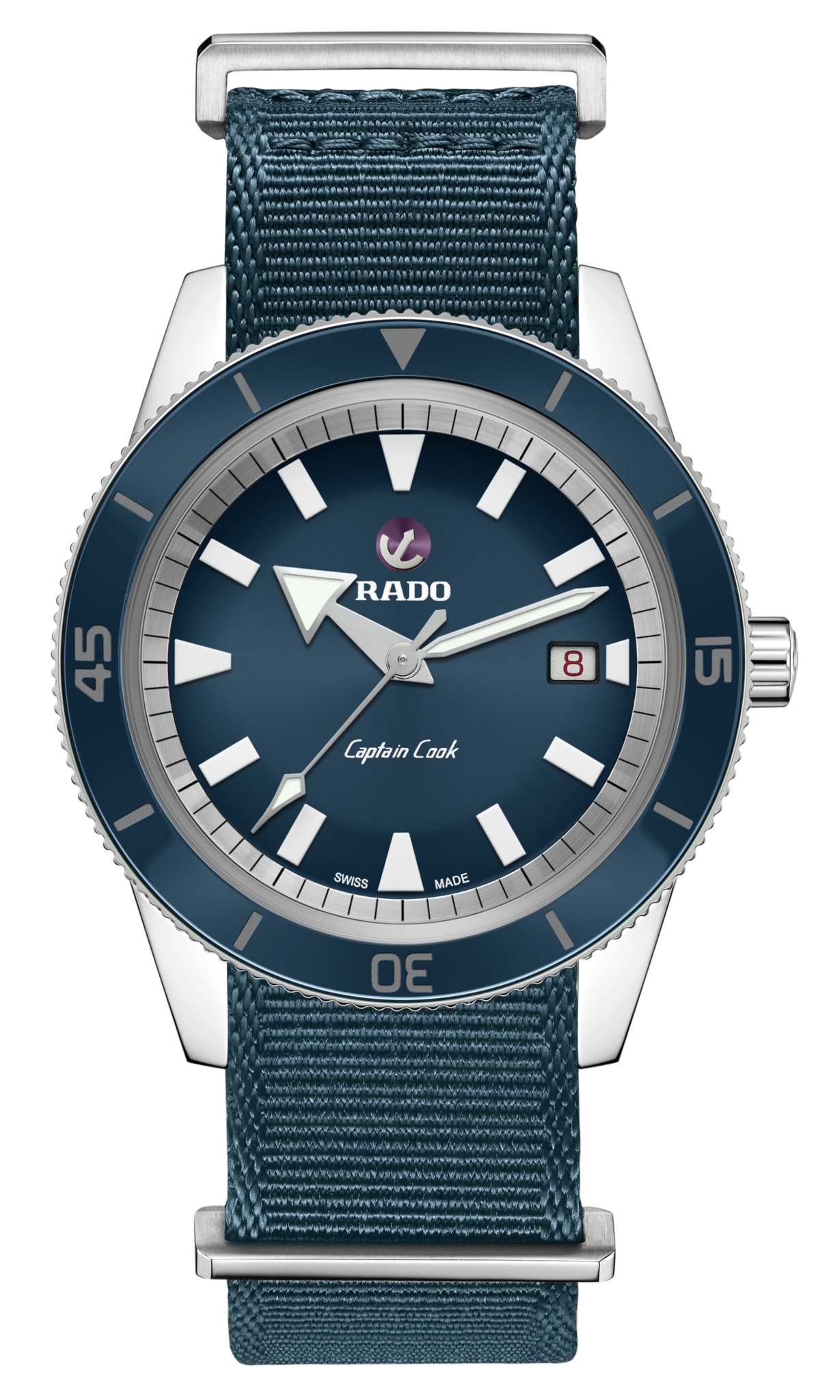Rado Captain Cook Blue Dial Men 42mm
