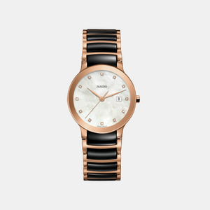 Centrix Women Quartz Mother Of Pearl Dial Analog Stainless Steel Watch R30555912