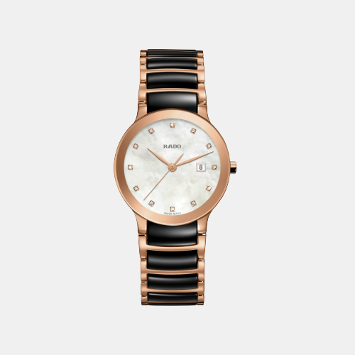 Centrix Women Quartz Mother Of Pearl Dial Analog Stainless Steel Watch R30555912