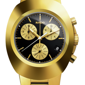 Rado Diastar Original Black Dial Men's Watch 38.5mm
