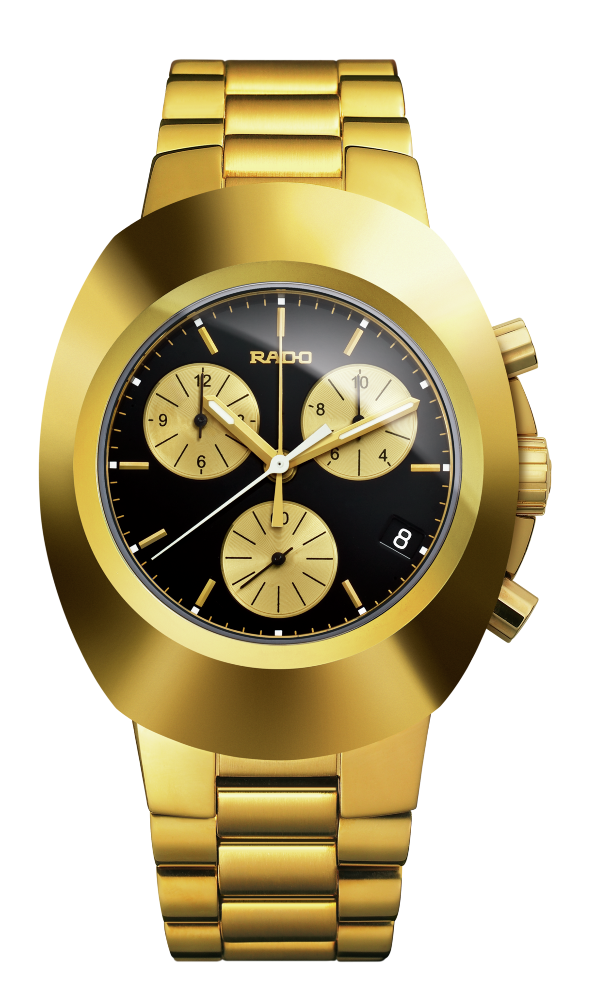 Rado Diastar Original Black Dial Men's Watch 38.5mm
