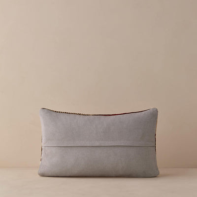 Vintage Lumbar Pillow No. 345, 12" x 20"