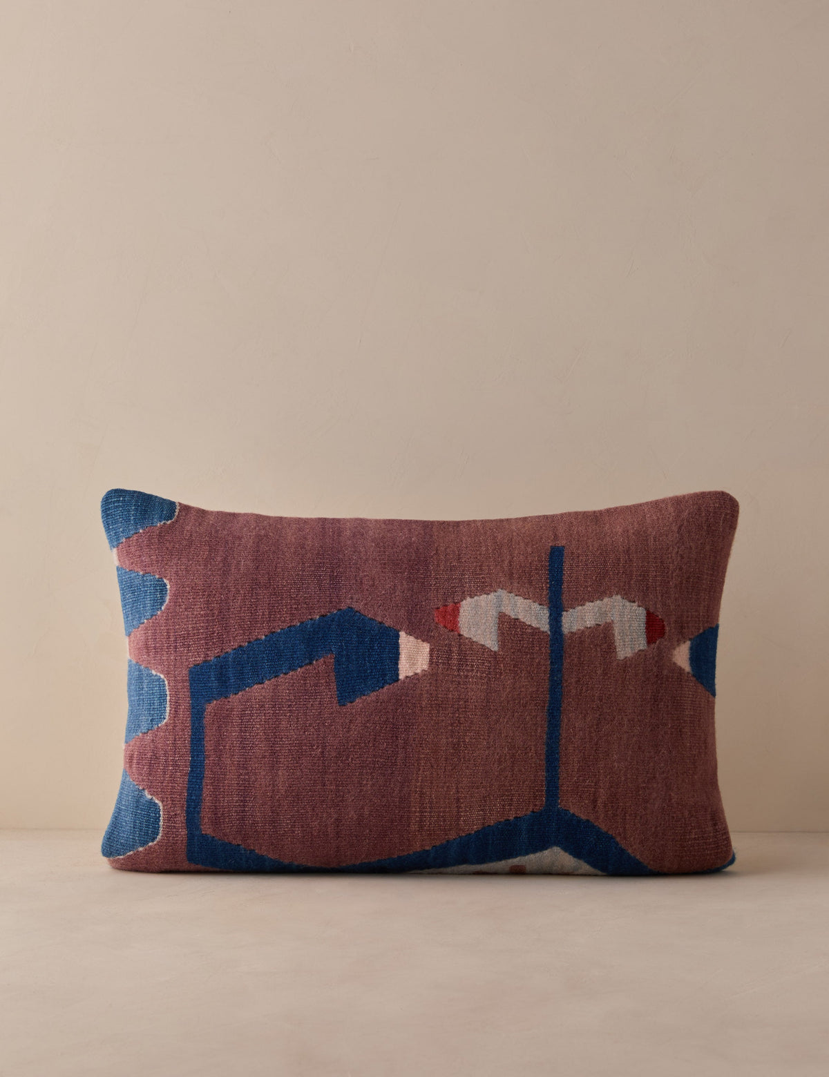 Vintage Lumbar Pillow No. 362, 16" x 24"