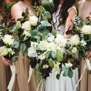 Romantic Ivory and Sage Rustic Wedding