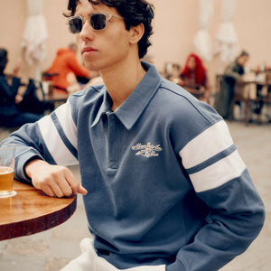 Alma De Ace Lina Rugby Blue Polo Shirt