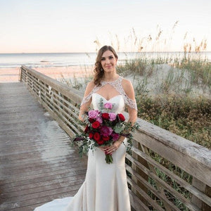 Plum & Rustic Coastal Chic Wedding