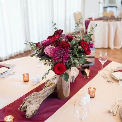 Plum & Rustic Coastal Chic Wedding