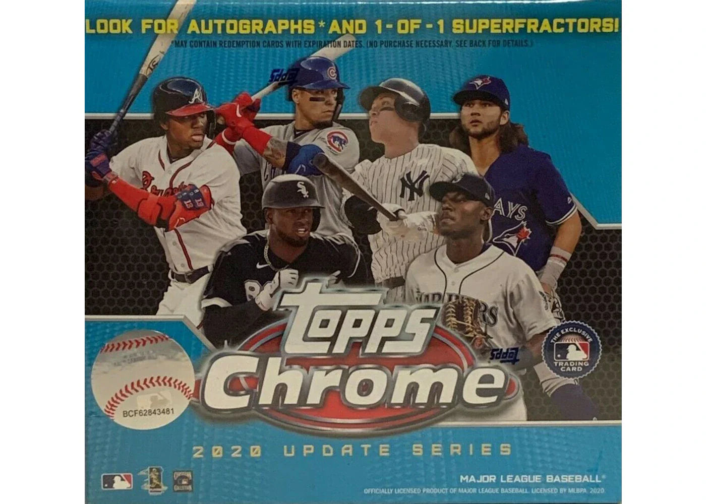 2020 Topps Chrome Update Box 2x Lot (white or blue)