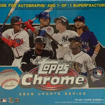 2020 Topps Chrome Update Box 4x Lot (white or blue)