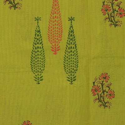 Hand Block Printed Cotton Saree
