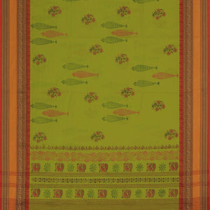 Hand Block Printed Cotton Saree