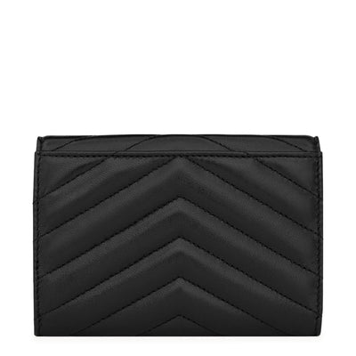 Saint Laurent Cassandre Matelasse Lambskin Small Envelope Wallet