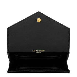 Saint Laurent Cassandre Matelasse Lambskin Small Envelope Wallet