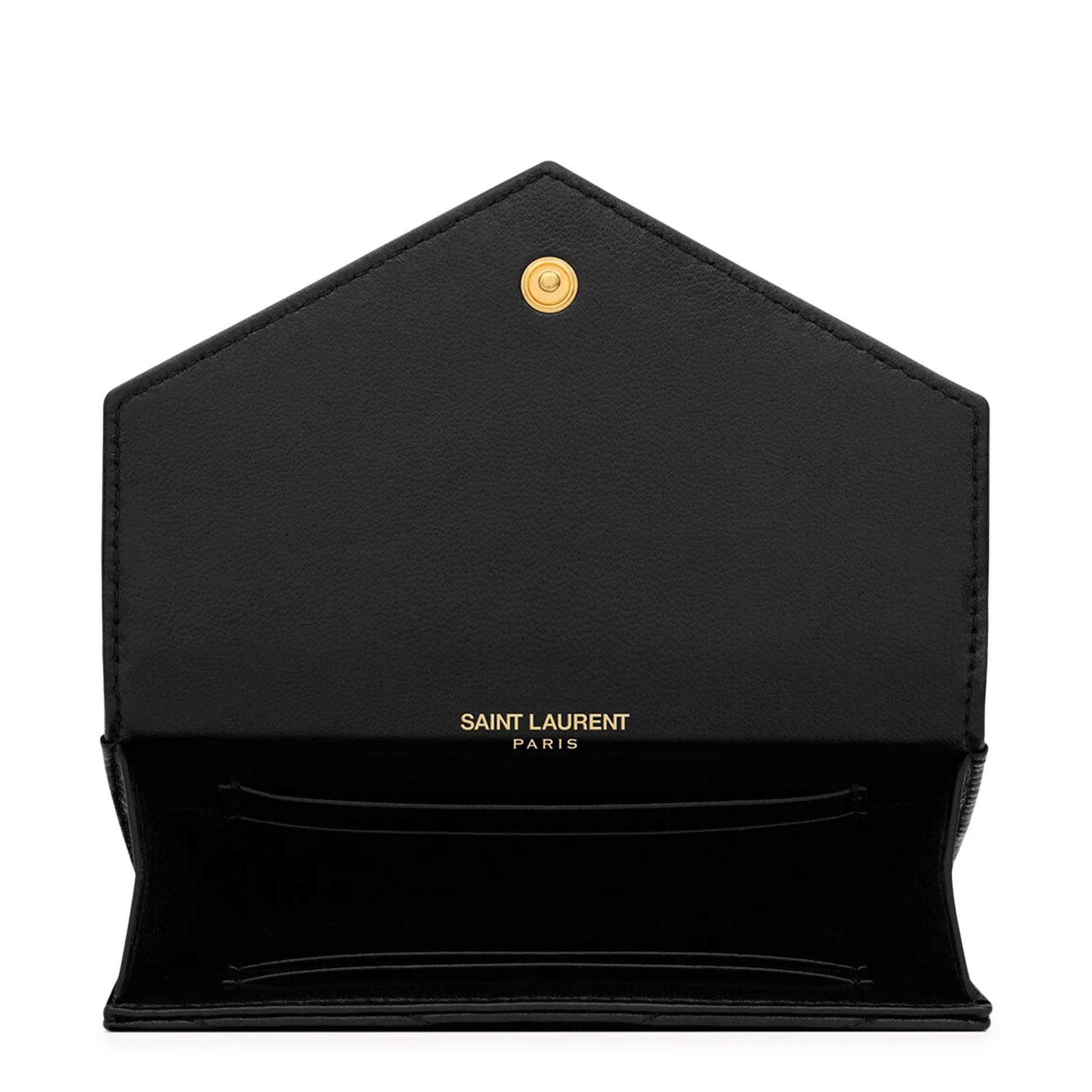 Saint Laurent Cassandre Matelasse Lambskin Small Envelope Wallet
