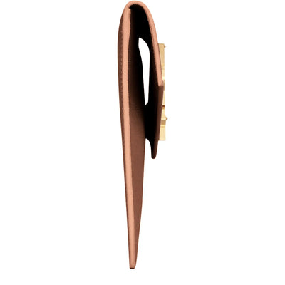 Saint Laurent Uptown Grain De Poudre Leather Camel Pouch