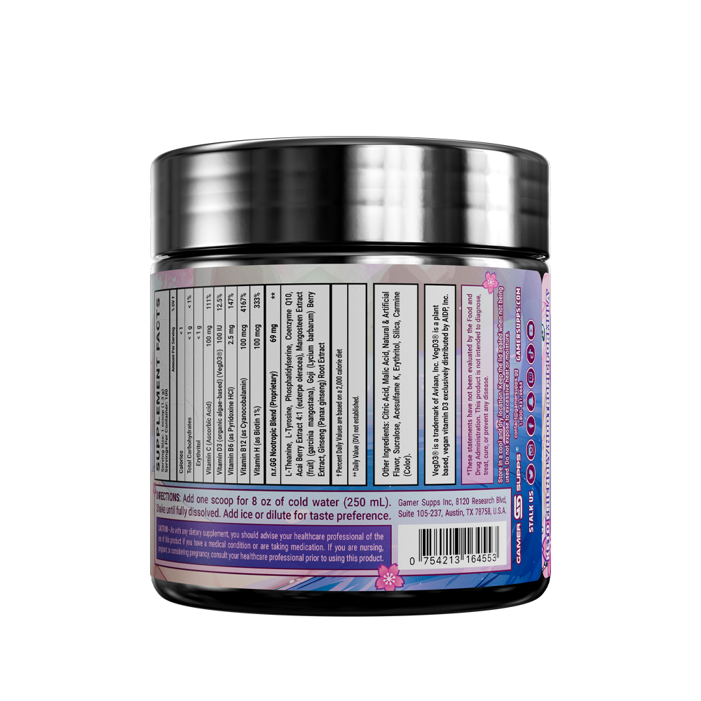 Sakura Splash GG by Silvervale Caffeine Free - 100 Servings