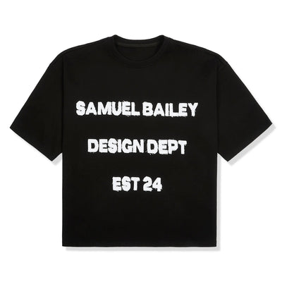 Samuel Bailey Design Dept Black T-Shirt